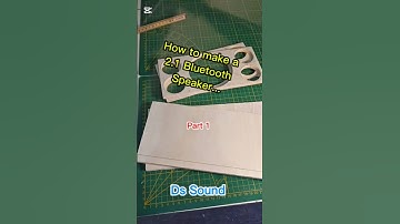How to make a 2.1 Bluetooth Speaker... Part 1. #bluetooth #speaker #woodworking  #diy #subwoofer