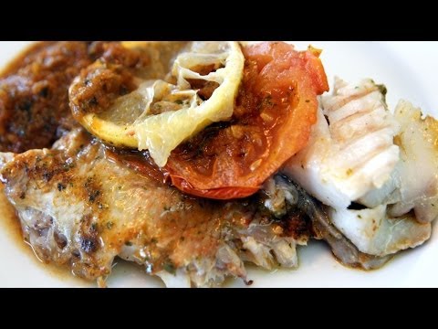 Baked Fish With Moroccan Charmoula Recipe - CookingWithAlia - Episode 295