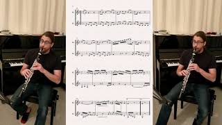 Mozart Kegelduett No 3 (playalong) für zwei Klarinetten