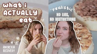 what i eat in a day as a girl who ACTUALLY eats enough