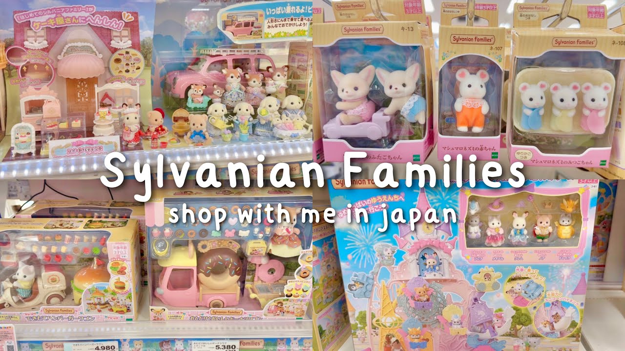 sylvanian families shopping in japan vlog 🛍️ (calico critters) with prices! 💕