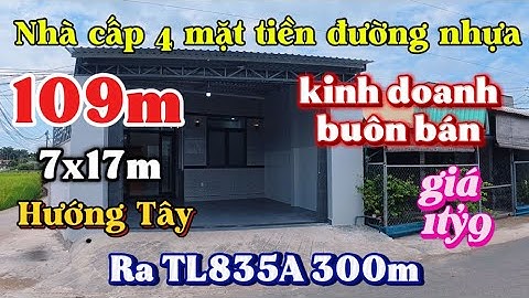 Đất Cần Giuộc Giá Rẻ| Nhà cấp 4 mặt tiền đường nhựa kinh doanh buôn bán đa ngành.