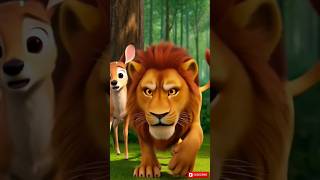 Hiran vs Sher:Jab dimaag ne taqat ko haraya ! 😱 | Moral Story | #shorts #hindistories #hindikahanian