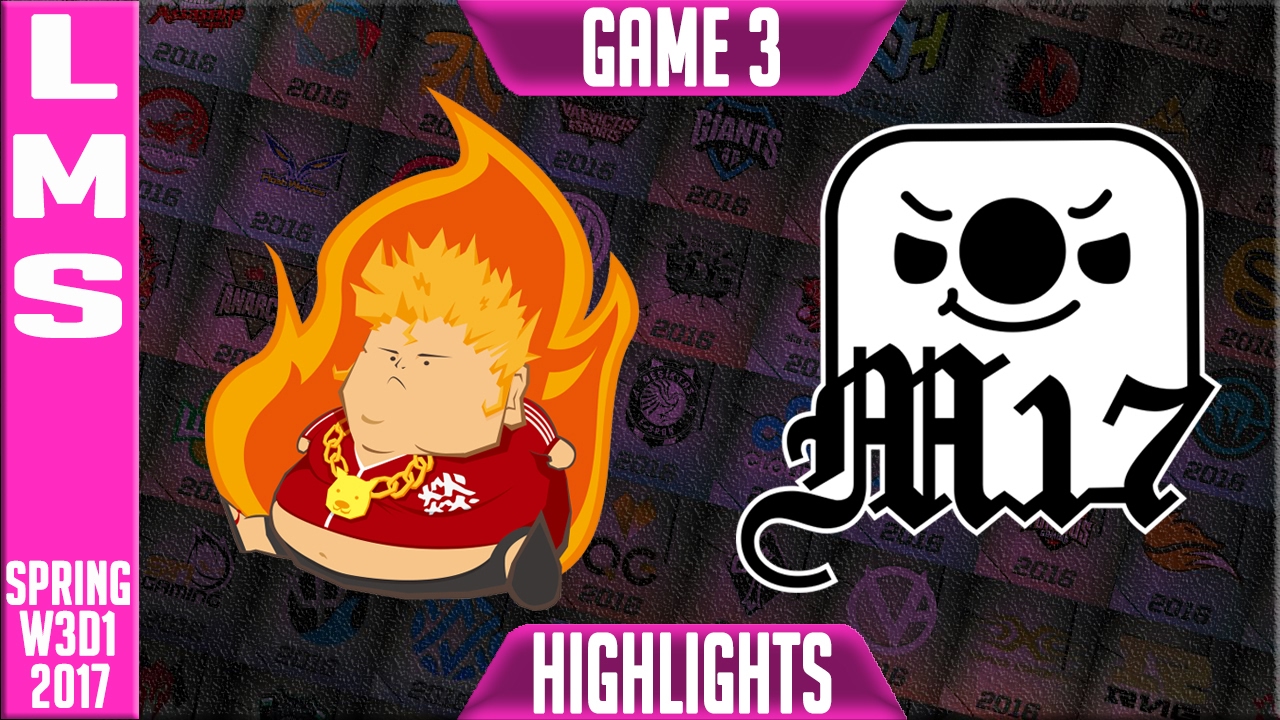 Fireball vs Machi 17 Highlights Game 3 - LMS W3D1 Spring 2017 - FB vs M17 G3 (NO ENGLISH)