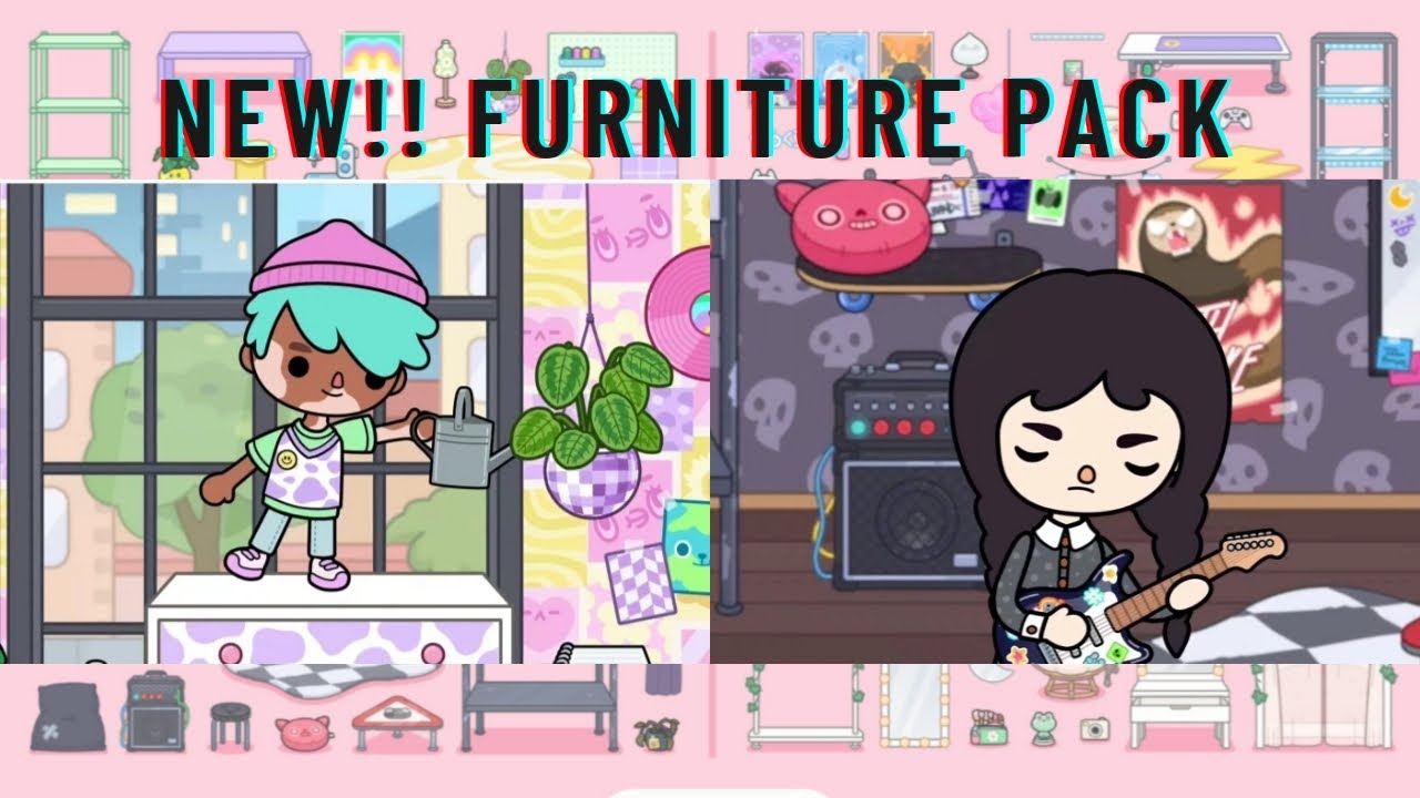 NEW!! FURNITURE PACK😱🥰Toca Life Worldtocalife tocalifeworld 