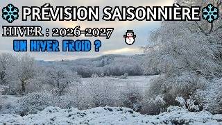 🥶Winter 2026-2027: THE COLD could hit hard!❄️
