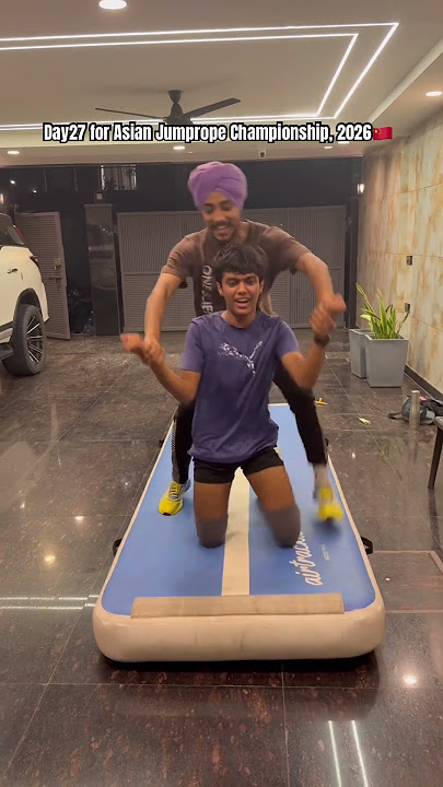 India team is ready💪 #skipping
