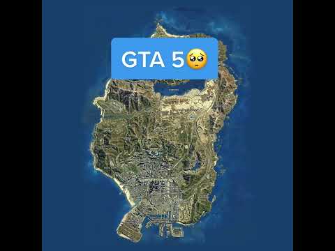 GTA 5 VS GTA 6 #gta5 #vs #gta6 #shorts #map #gta5vsgta6map