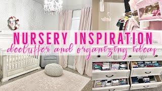 GIRL NURSERY ORGANIZATION IDEAS / NURSERY DECLUTTER / BABY NURSERY ORGANIZATION IDEAS 2021