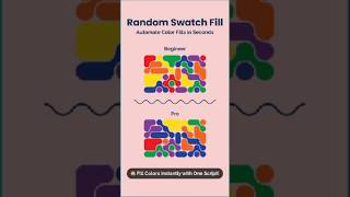 Random Swatch Fill Script in Illustrator #adobeillustrator #colorpalette