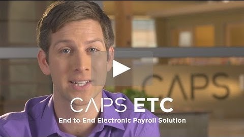 CAPS Electronic Time Cards (ETC)