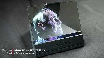 PlayNitride microLED prototypes at SID Displayweek 2021