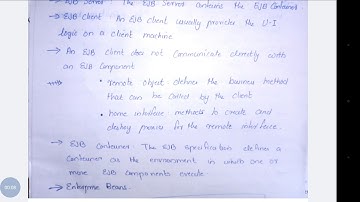 Enterprise Javabeans architecture part 2