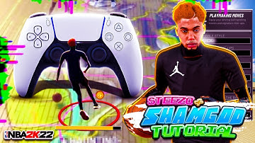 *NEW* HOW TO SHAMMGOD & STEEZO ROLL! HANDCAM GLITCHY DRIBBLE MOVE TUTORIAL + SIGS NBA 2K22
