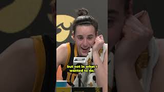 Caitlin Clark answers kid reporter's question 🥹 #shorts