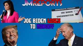 Biden LOSES primary to UNCOMMITTED votes in Dearborn & trump wins over 100k votes Nikki EXPOSED