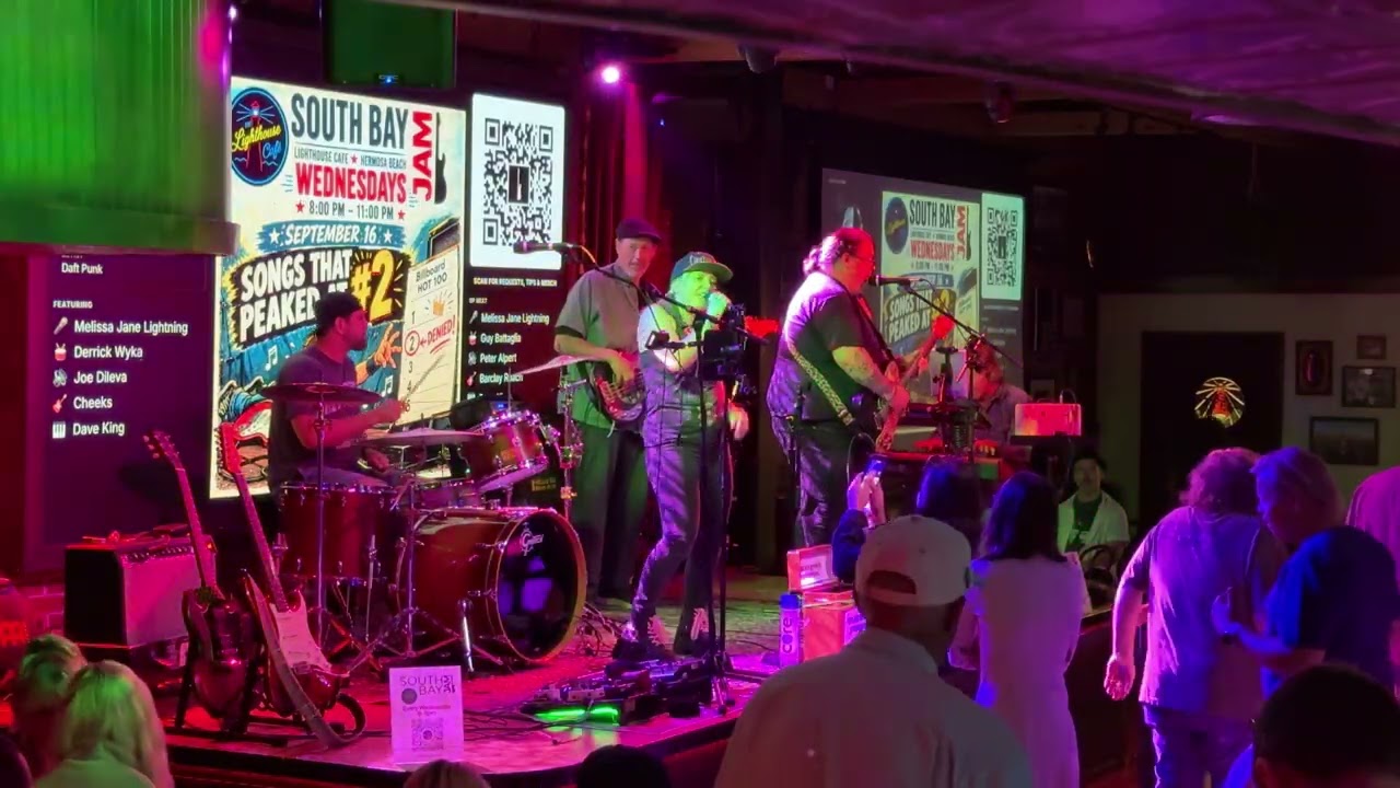 On stage at the South Bay Jam