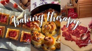 The BEST relaxing baking therapy // cozy feels (tiktok compilation) | Aesthetic Finds