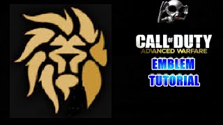 Advanced Warfare - Lion - Emblem Tutorial