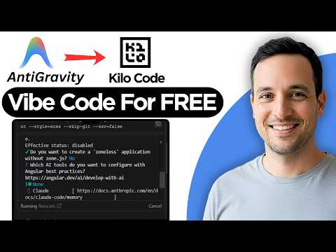 How to Vibe Code for FREE in AntiGravity Using Kilo Code (2026 Step by Step Guide)
