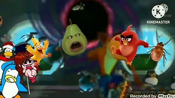 Mario head transforms into a Black hole add round 3