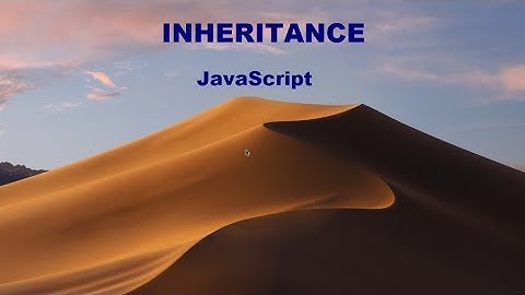 JavaScript/Node.js Programming Basics 23: Inheritance in JavaScript (v3)