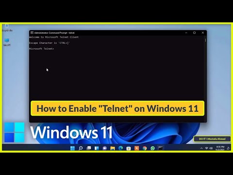 How to Install Telnet on Windows 11