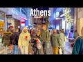 Athens, Greece 🇬🇷 - Winter 2022 - 4K-HDR Walking Tour (▶52min)