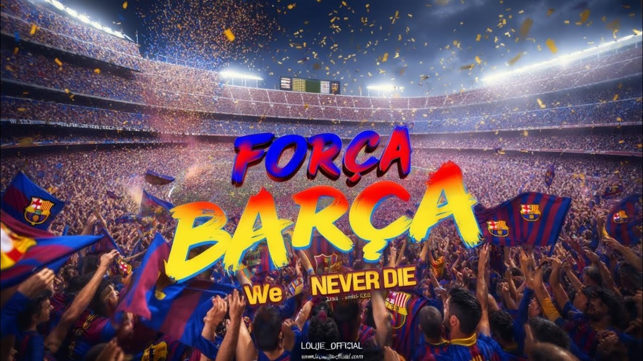 Força Barça (We Never Die) – Loujie | FC Barcelona Anthem 2025 💙❤️🔥[Official Music Video]