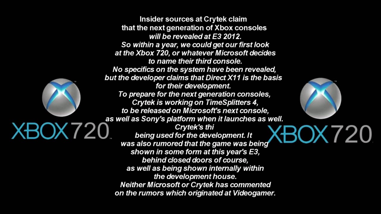 Xbox 720 Reveal at E3 2012