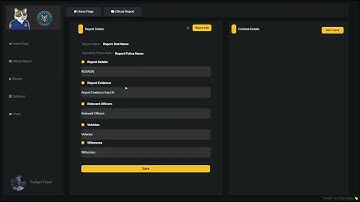 Fivem Advanced MDT,  Police Database (ESX, QBCORE)