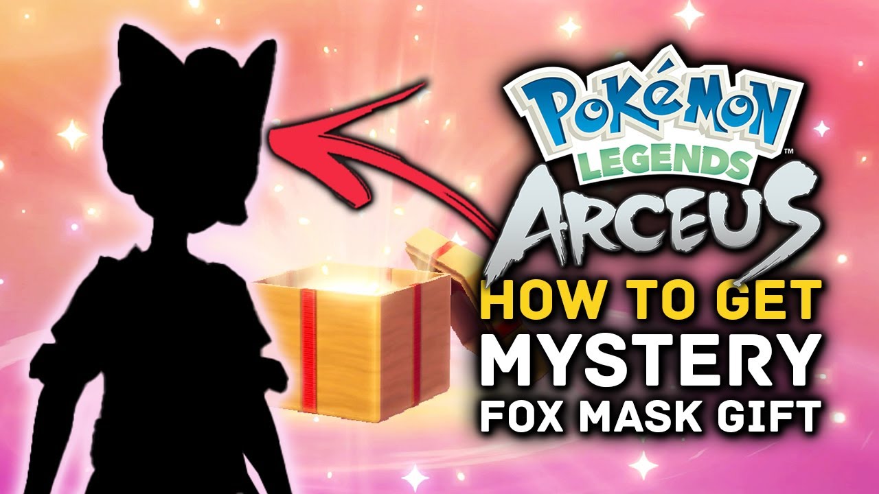 Pokemon Legends Arceus How to Unlock Mystery Fox Mask & Costume YouTube