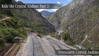 Ride the Central Andino: Part 3: 
Ferrocarril Central Andino
train track mountains trees