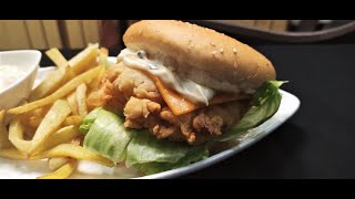 Crispy Fish Burger| Tartar Sauce| Fish Sandwich