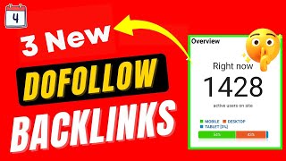 3 NEW DOFOLLOW BACKLINKS | Instant Approval Links