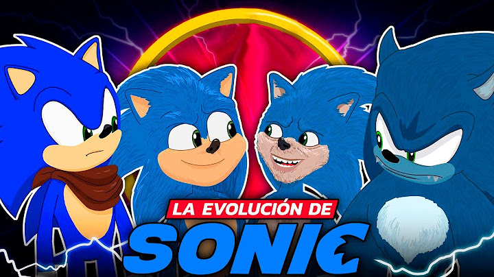 THE ANIMATED EVOLUTION OF SONIC THE HEDGEHOG *VERY FUNNY* 😂🤣 !! (Amazing)