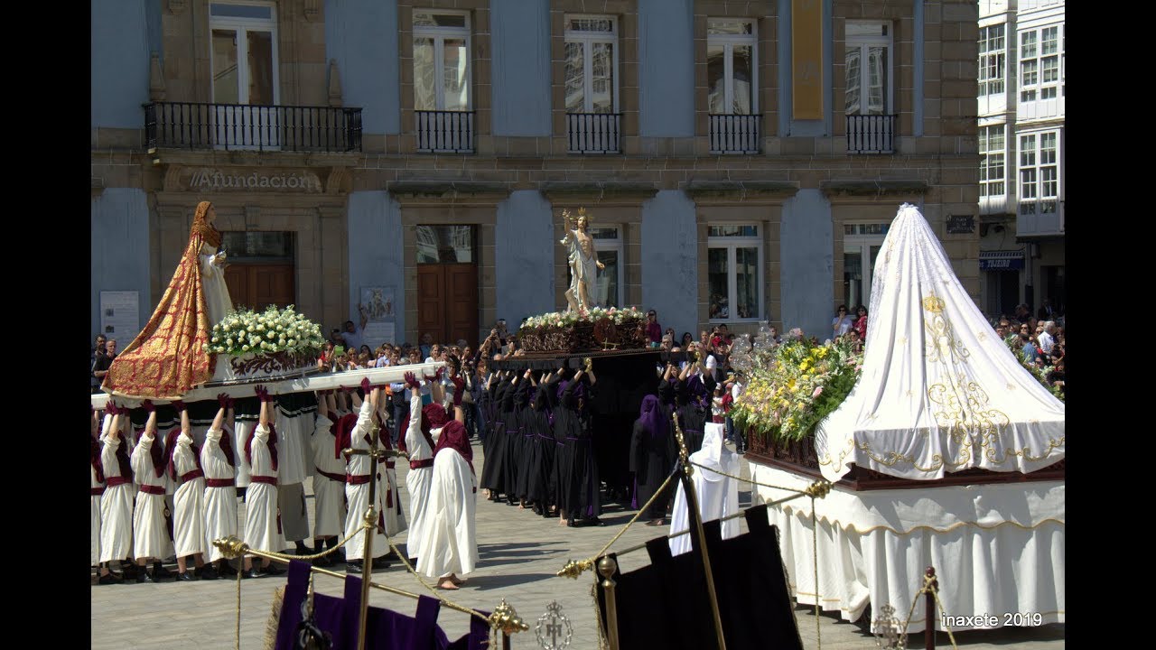 Procesión  de la Resurrección Ferrol abril 2019