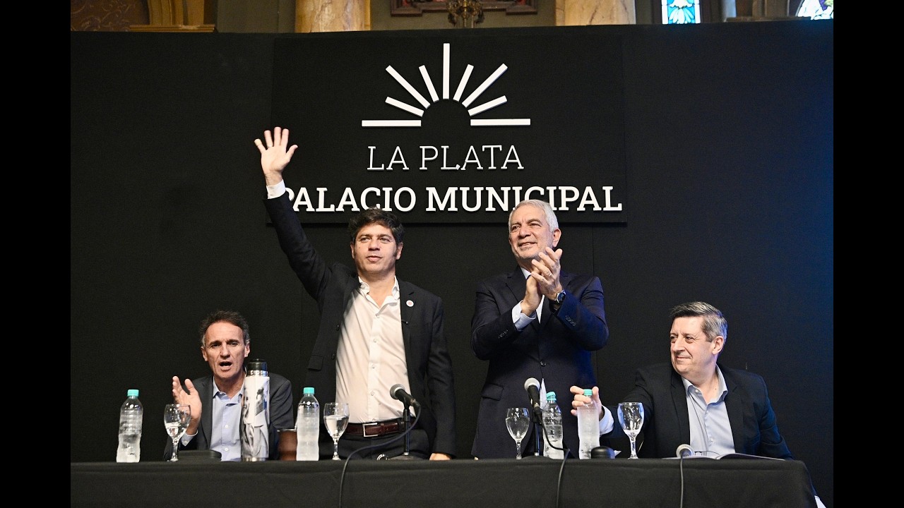 Habilitación Acueducto Norte Plan Hidrico en La Plata