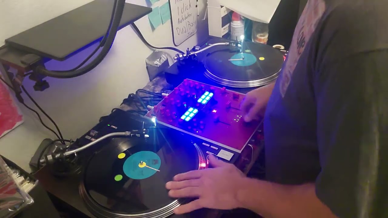 Beat juggle practice progress rock the bells pattern.Attempt left side and put it together first go