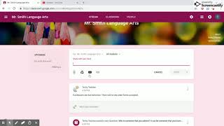 How To Post On The Stream On Google Classroom