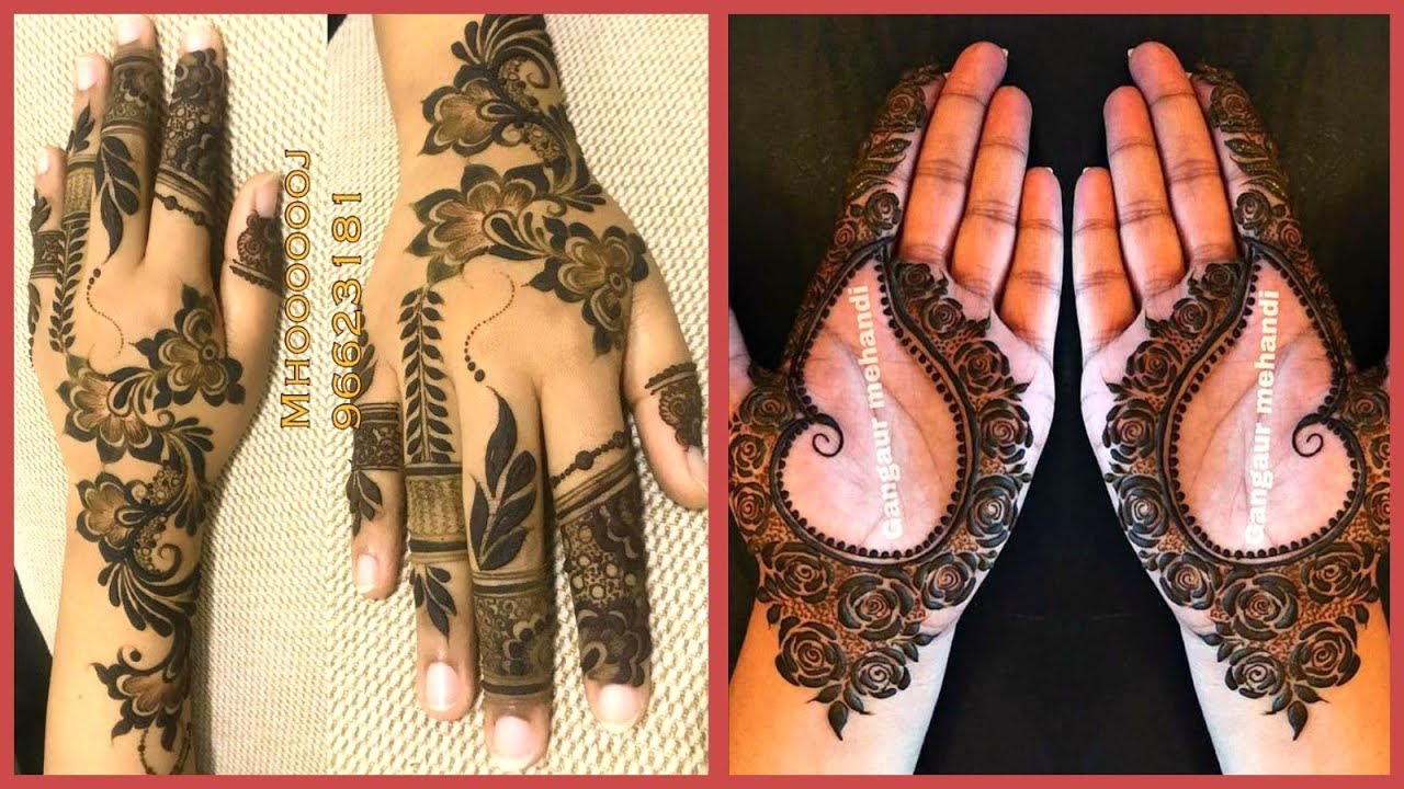 Latest Simple Stylish Mehndi Designs Collection/Simple Arabic Mehndi ...