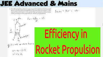 7) Pathfinder Physics  | Variable mass system class 11 | Efficiency in rocket propulsion
