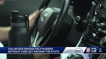 Volunteer drivers transport Mainers who don