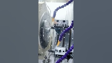 Double-end simultaneous machining in a single setup. #machine #cncmill #cncmotors