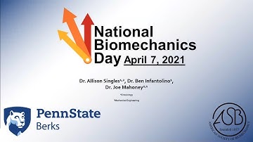 National Biomechanics Day: A Virtual Experience with Penn State Berks