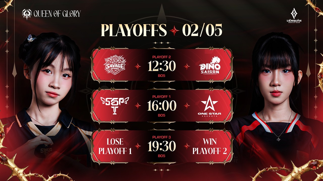 SD vs DINO | SGP vs 1S | SD vs SGP | QUEENS OF GLORY 2026 - PLAYOFFS (02/05)