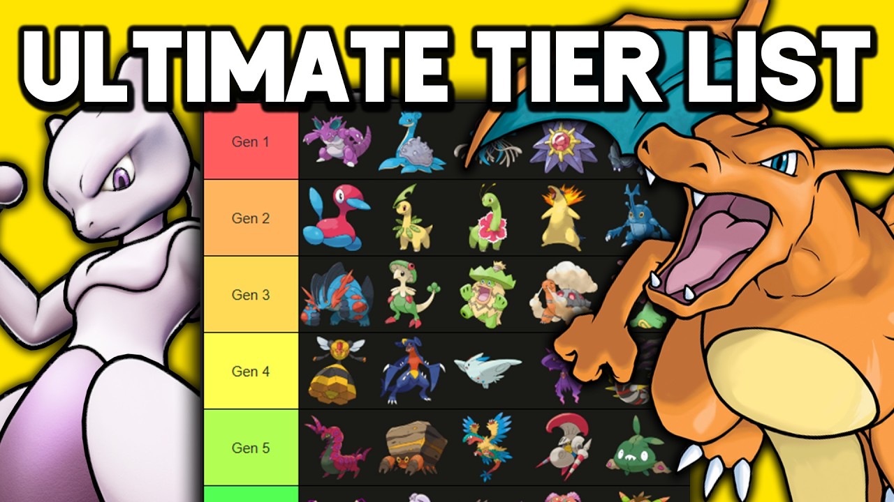 Ultimate Pokémon Tier List 2025 – My Top 6 Picks for Every Gen!