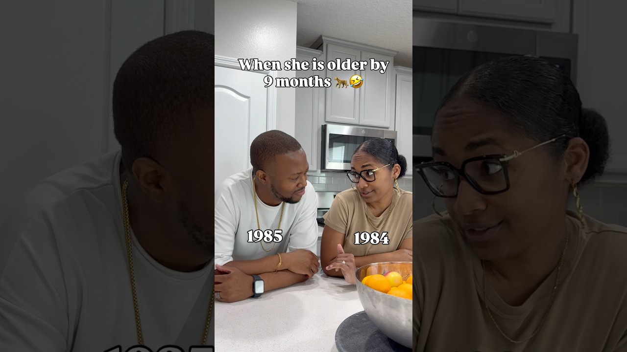 She’s older by 9 months, but who’s really keeping score? 🐆🤣 