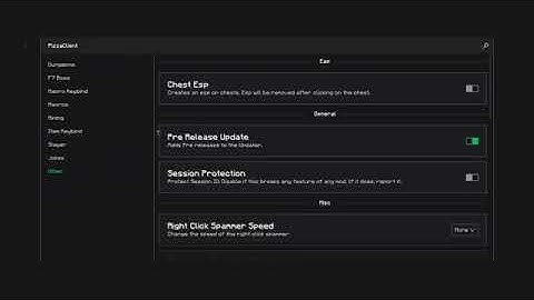SHOWCASE Pizza Client Best QOL MOD     Hypixel Skyblock