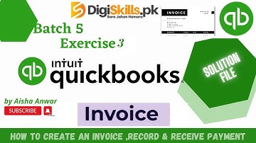 QuickBooks exercise 3 batch 5 | dstp 2.0 batch 5 QuickBooks exercise 3 2023